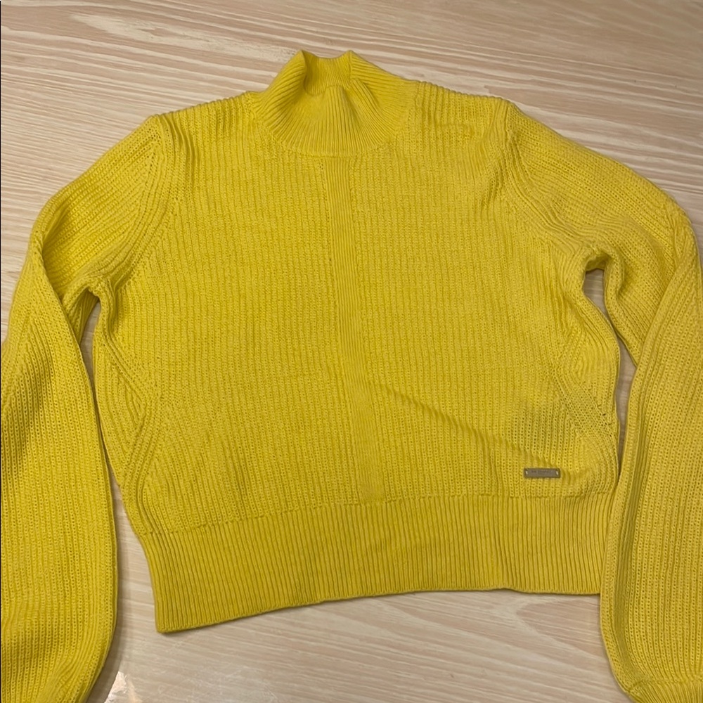 The Kooples Yellow Wool Sweater